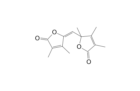 2(5H)-Furanone, 5-[(3,4-dimethyl-5-oxo-2(5H)-furanylidene)methyl]-3,4,5-trimethyl-