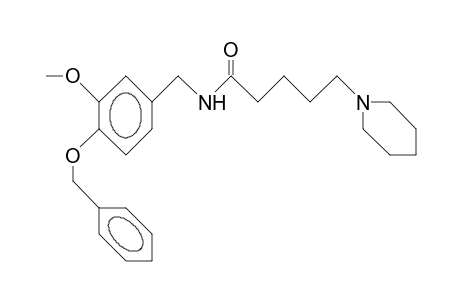 N-(4-Benzyloxy-3-methoxy-benzyl)-5-piperidino-pentanamide