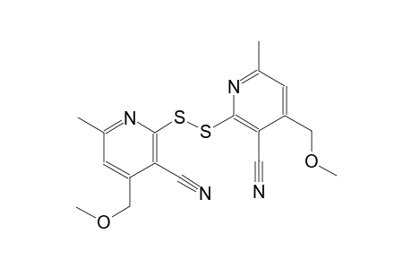 2,2'-disulfanediylbis(4-(methoxymethyl)-6-methylnicotinonitrile)