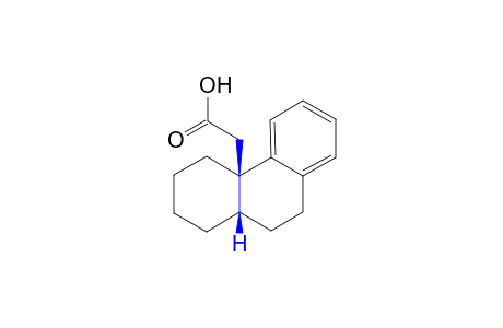 (+/-)-1,2,3,4,4a,9,10,10aβ-Octahydro-4aβ-phenanthreneacetic acid