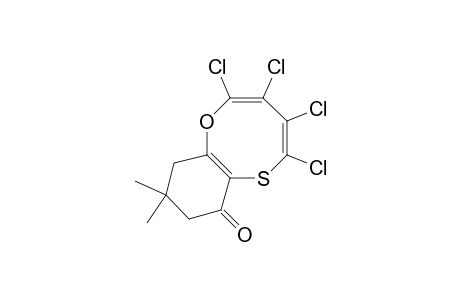 1,6-Benzoxathiocin-7(8H)-one, 2,3,4,5-tetrachloro-9,10-dihydro-9,9-dimethyl-