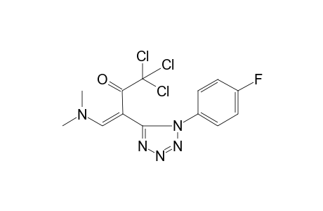 (Z)-1,1,1-trichloro-4-(dimethylamino)-3-[1-(4-fluorophenyl)-5-tetrazolyl]-3-buten-2-one