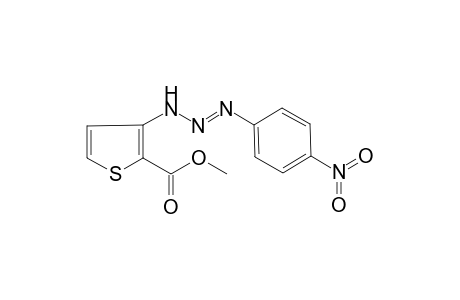 Thiophene-2-carboxylic acid, 3-(4-nitrophenyl-2-triazenyl)-