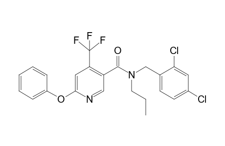 N-(2,4-dichloro-benzyl)-6-phenoxy-N-propyl-4-trifluoromethyl-nicotinamide