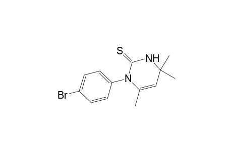 1-(4-Bromophenyl)-4,4,6-trimethyl-3,4-dihydro-2(1H)-pyrimidinethione