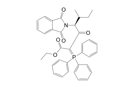 ETHYL-(4S,5S)-5-METHYL-3-OXO-4-PHTHALIMIDO-2-TRIPHENYL-PHOSPHORANYLIDENE-HEPTANOATE