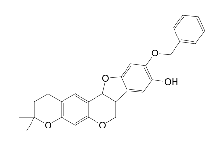 10-(benzyloxy)-3,3-dimethyl-2,3,7a,12a-tetrahydro-1H,7H-[1]benzofuro[3,2-c]pyrano[3,2-g]chromen-9-ol