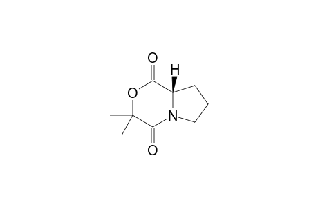 (8aS)-3,3-Dimethyl-1,4-dioxo-3,4,6,7,8,8a-hexahydro-1H-pyrrolo[2,1-c][1,4]oxazine