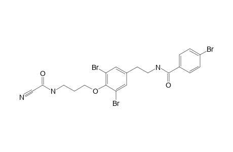 4-bromo-N-[2-[3,5-dibromo-4-[3-(carbonocyanidoylamino)propoxy]phenyl]ethyl]benzamide