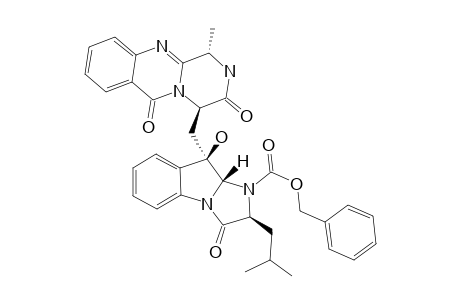N-19-BENZOXYCARBONYL-FUMIQUINAZOLINE-I;MAJOR-ROTAMER