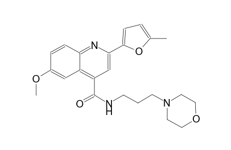6-methoxy-2-(5-methyl-2-furyl)-N-[3-(4-morpholinyl)propyl]-4-quinolinecarboxamide