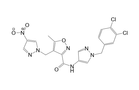 N-[1-(3,4-dichlorobenzyl)-1H-pyrazol-4-yl]-5-methyl-4-[(4-nitro-1H-pyrazol-1-yl)methyl]-3-isoxazolecarboxamide