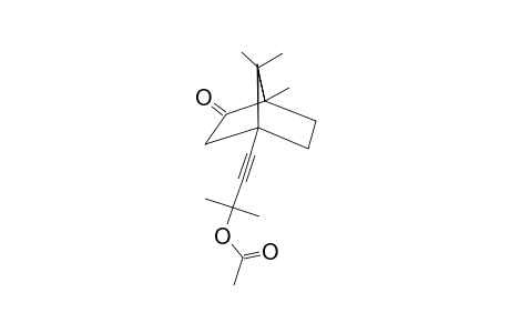 4-(3'-Acetoxy-3'-methylbut-1'-ynyl)-1,7,7-trimethylbicyclo-[2.2.1]-heptan-2-one
