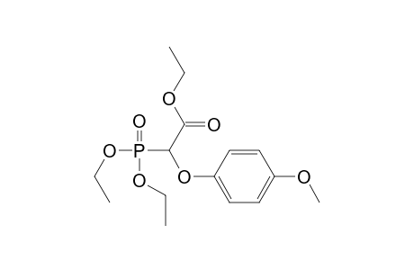 Ethyl 2-(4-methoxyphenoxy)-2-diethyl phosphonoacetate