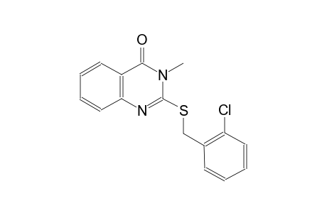 2-[(2-chlorobenzyl)sulfanyl]-3-methyl-4(3H)-quinazolinone