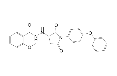 N'-[2,5-dioxo-1-(4-phenoxyphenyl)-3-pyrrolidinyl]-2-methoxybenzohydrazide