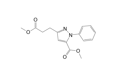 Methyl 3-(3-methoxy-3-oxopropyl)-1-phenyl-1H-pyrazole-5-carboxylate