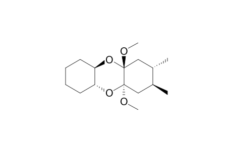 (1R,2R,1'R,2'R,4'S,5'S)-(1',2'-Dimethoxy-4',5'-dimethylcyclohexan-1',2'-diyl)cyclohexane-1,2-diol
