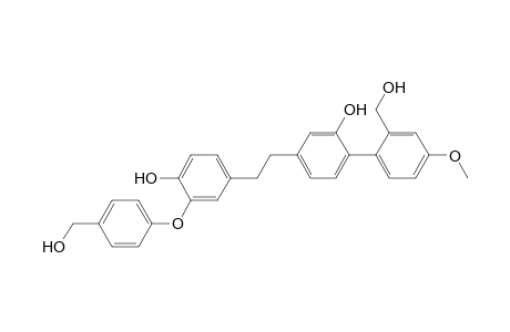 1-[3-Hydroxy-4-(2-hydroxymethyl-4-methoxyphenyl)-phenyl]-2-[4-hydroxy-3-(4-hydroxymethylphenoxy)phenyl]-ethane