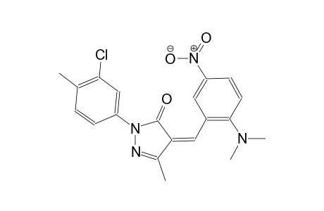 3H-pyrazol-3-one, 2-(3-chloro-4-methylphenyl)-4-[[2-(dimethylamino)-5-nitrophenyl]methylene]-2,4-dihydro-5-methyl-, (4Z)-