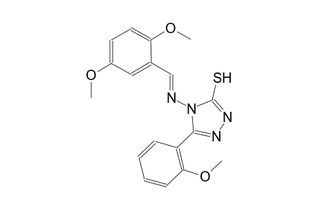 4-{[(E)-(2,5-dimethoxyphenyl)methylidene]amino}-5-(2-methoxyphenyl)-4H-1,2,4-triazole-3-thiol