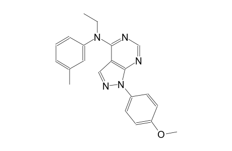 1H-pyrazolo[3,4-d]pyrimidin-4-amine, N-ethyl-1-(4-methoxyphenyl)-N-(3-methylphenyl)-