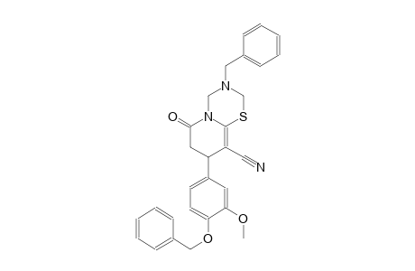 2H,6H-pyrido[2,1-b][1,3,5]thiadiazine-9-carbonitrile, 3,4,7,8-tetrahydro-8-[3-methoxy-4-(phenylmethoxy)phenyl]-6-oxo-3-(phenylmethyl)-