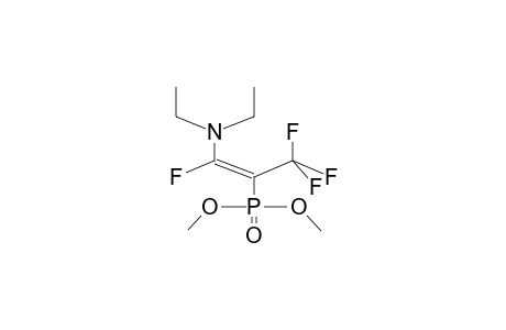 ALPHA-TRIFLUOROMETHYL-BETA-FLUORO-BETA-DIETHYLAMINOVINYLPHOSPHONICACID, DIMETHYL ESTER