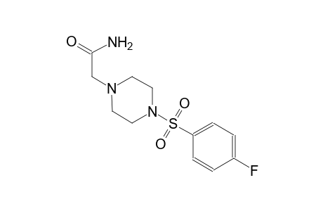 1-piperazineacetamide, 4-[(4-fluorophenyl)sulfonyl]-