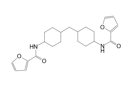 N-(4-{[4-(2-furoylamino)cyclohexyl]methyl}cyclohexyl)-2-furamide