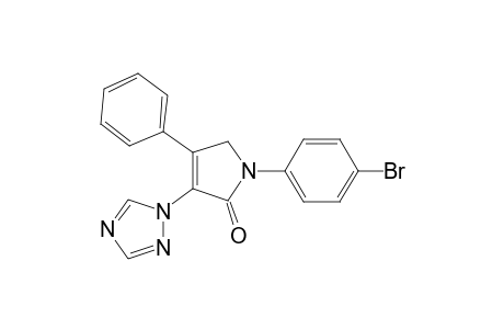 1-(4-bromophenyl)-4-phenyl-3-(1H-1,2,4-triazol-1-yl)-1H-pyrrol-2(5H)-one
