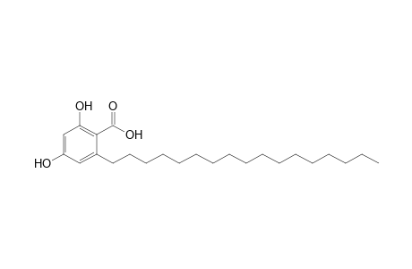 2-Heptadecyl-4,6-dihydroxybenzoic acid