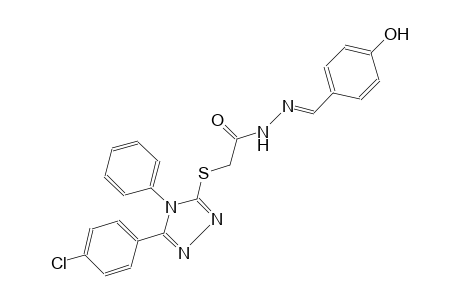 acetic acid, [[5-(4-chlorophenyl)-4-phenyl-4H-1,2,4-triazol-3-yl]thio]-, 2-[(E)-(4-hydroxyphenyl)methylidene]hydrazide