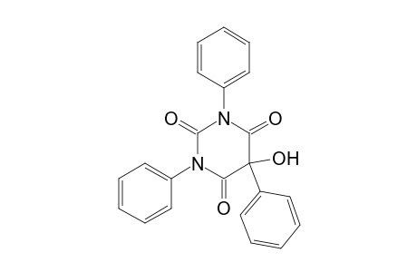 2,4,6(1H,3H,5H)-Pyrimidinetrione, 5-hydroxy-1,3,5-triphenyl-