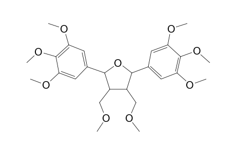 4-[5-(4-Hydroxy-3,5-dimethoxyphenyl)-3,4-bis(hydroxymethyl)oxolan-2-yl]-2,6-dimethoxyphenol. tetramethyl ether