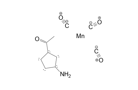 Ethanone, 1-(3-amino-1,3-cyclopentadien-1-yl)-, manganese tricarbonyl