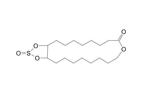 (threo)-9,10-(Sulfinyldioxy)-18-octadecanolide