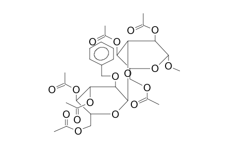 METHYL-2,4,6-TRI-O-ACETYL-3-O-(3,4,6-TRI-O-ACETYL-2-O-BENZYL-ALPHA-D-GLUCOPYRANOSYL)-BETA-D-GLUCOPYRANOSIDE