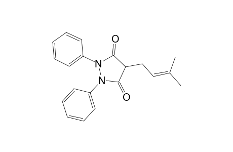 3,5-Pyrazolidinedione, 4-(3-methyl-2-butenyl)-1,2-diphenyl-