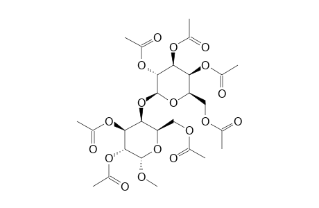 METHYL-2,3,6-TRI-O-ACETYL-4-O-(2',3',4',6'-TETRA-O-ACETYL-BETA-D-GALACTOPYRANOSYL)-ALPHA-D-GALACTOPYRANOSIDE