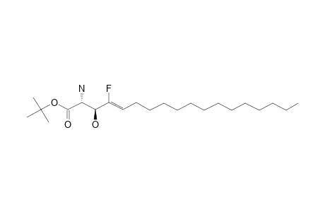 TERT.-BUTYL-[2R,3S,(4Z)]-2-AMINO-4-FLUORO-3-HYDROXYOCTADEC-4-ENOATE