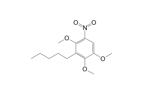 3-Pentyl-1,2,4-trimethoxy-5-nitrobenzene