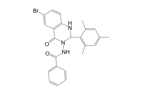 N-(6-bromo-2-mesityl-4-oxo-1,4-dihydro-3(2H)-quinazolinyl)benzamide