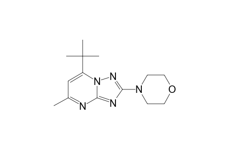 7-METHYL-2-MORPHOLINO-5-TERT.-BUTYL-1,2,4-TRIAZOLO-[1.5-A]-PYRIMIDINE