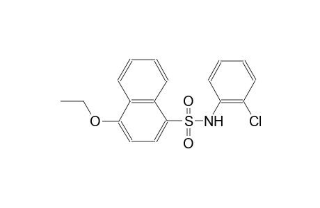 N-(2-chlorophenyl)-4-ethoxy-1-naphthalenesulfonamide