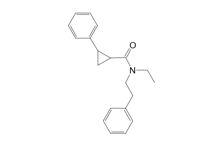 Cyclopropanecarboxamide, 2-phenyl-N-(2-phenylethyl)-N-ethyl-