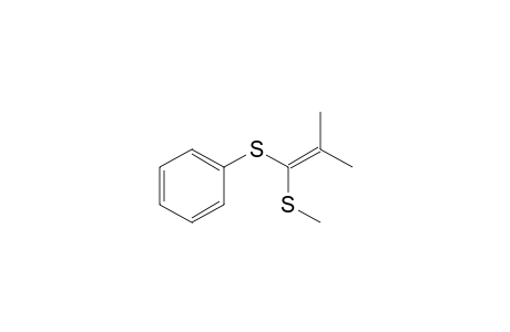 Benzene, [[2-methyl-1-(methylthio)-1-propenyl]thio]-