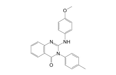 4(3H)-Quinazolinone, 2-[(4-methoxyphenyl)amino]-3-(4-methylphenyl)-