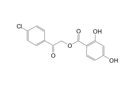 2-(4-chlorophenyl)-2-oxoethyl 2,4-dihydroxybenzoate