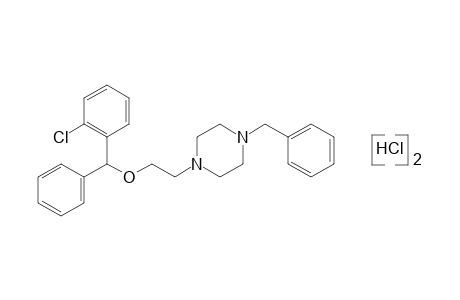 1-benzyl-4-{2-[(o-chlorophenyl)phenylmethoxy]ethyl}piperazine, dihydochloride